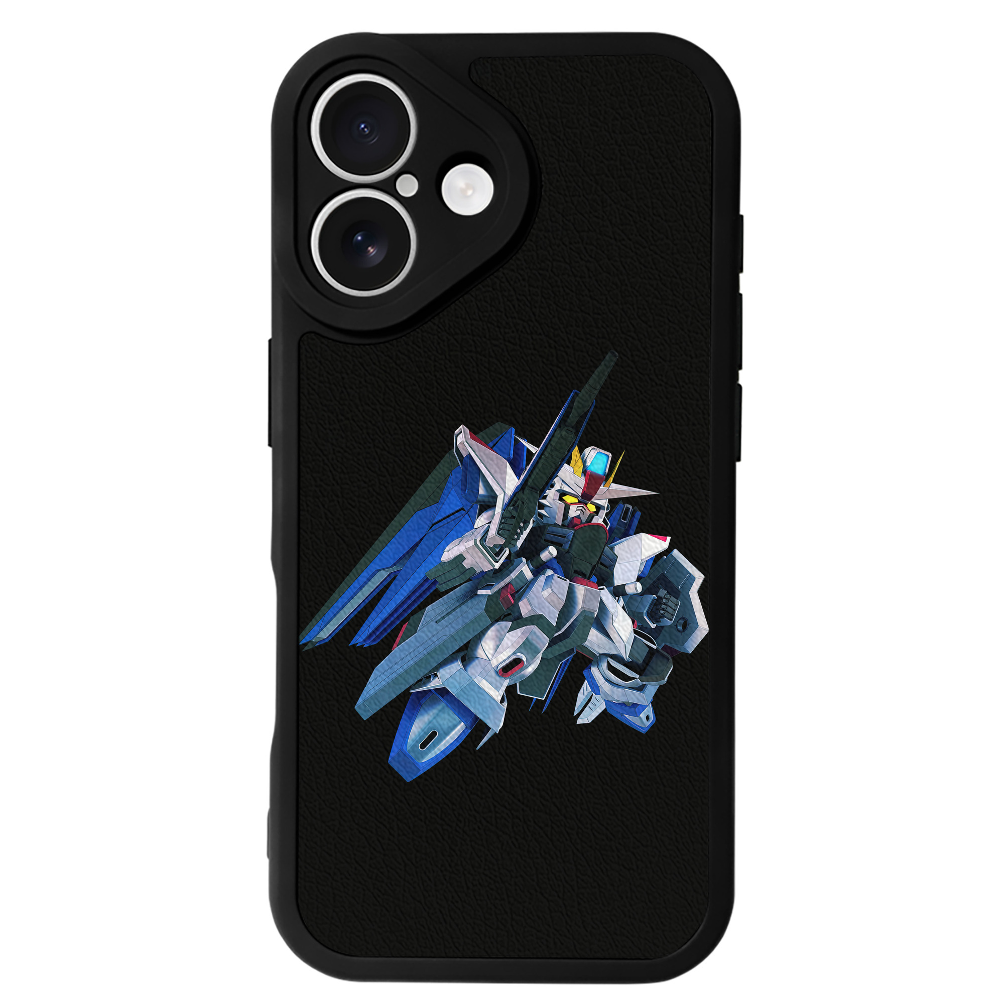 （画像用） 機動戦士ガンダム Mobile Suit Gundam 【iPhone 16シリーズ対応】シリコンスマホケース（レザー調） 材質：シリコン